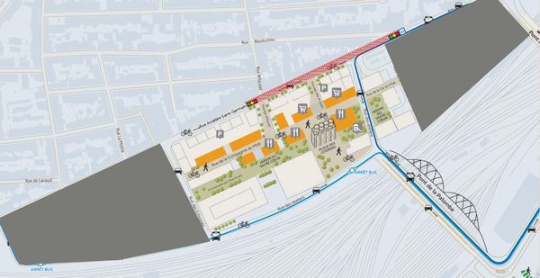 Plan travaux rue Amédée Saint Germain